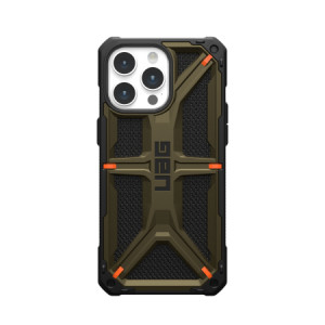 Армиран гръб UAG Monarch - iPhone 15 Pro Max зелен кевлар - Img 1