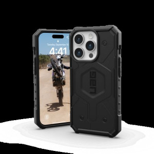Армиран гръб UAG Pathfinder MagSafe - iPhone 15 Pro черен - Img 3