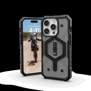 Армиран гръб UAG Pathfinder MagSafe - iPhone 15 Pro ash - Img 3