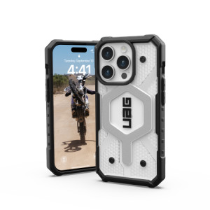 Армиран гръб UAG Pathfinder MagSafe - iPhone 15 Pro ice - Img 5