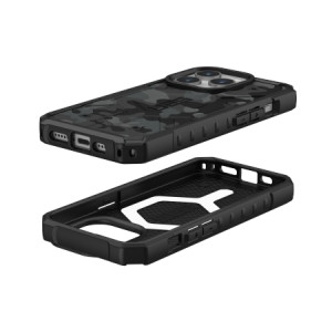 Армиран гръб UAG Pathfinder MagSafe - iPhone 15 Pro Midnight Camo - Img 6