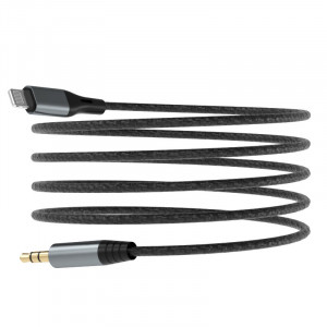 Аудио кабел DUDAO жак 3.5mm към Lightning 1m сив (L11PRO) - Img 4