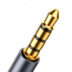 Аудио кабел JOYROOM жак 3.5mm (мъжко) към жак 3.5mm (женско) 1.2m черен (SY-A09) - Img 6