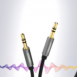 Аудио кабел UGREEN жак 3.5mm 1m черен (AV119) - Img 2