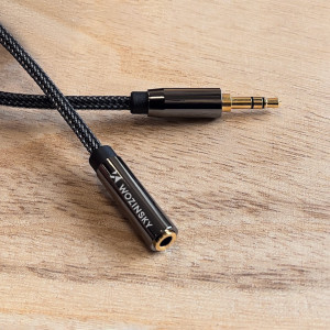 Аудио удължител WOZINSKY жак 3.5mm 5 m черен - Img 12