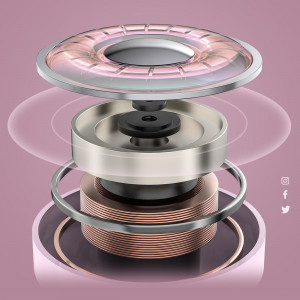 Безжични bluetooth слушалки ACEFAST T6 TWS розов - Img 10