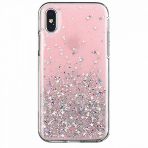 Блестящ гръб WOZINSKY Star - Xiaomi Mi 11i / 11X / Poco F3 / Redmi K40 / K40 Pro / K40 Pro Plus розов - Img 1