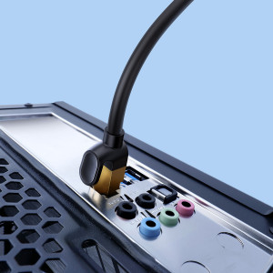 Бърз интернет кабел BASEUS cat.7 RJ45 10Gb/s 30m черен (WKJS011001) - Img 10