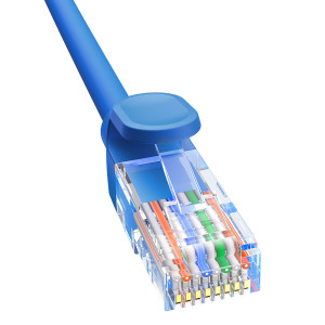 Бърз интернет кабел BASEUS High Speed cat.6 RJ45 1000Mb/s 5m син - Img 3