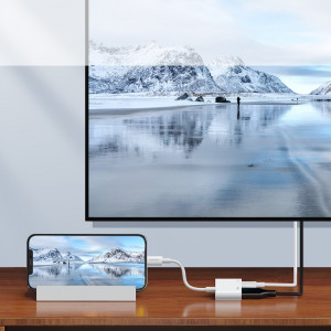 Видео адаптер JOYROOM Lightning към digital HDMI / Lightning FullHD, 1080p, 60Hz (S-H141) бял - Img 4