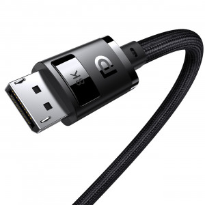 Видео кабел BASEUS High Definition DisplayPort 8K 60Hz 2m черен - Img 2