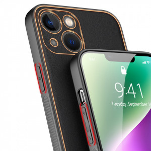 Гръб от еко кожа DUX DUCIS Yolo - iPhone 14 черен - Img 7
