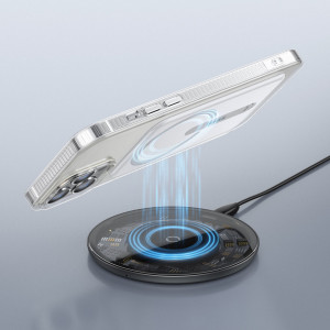 Гръб със стойка BASEUS Magnetic - iPhone 13 Pro прозрачен - Img 10