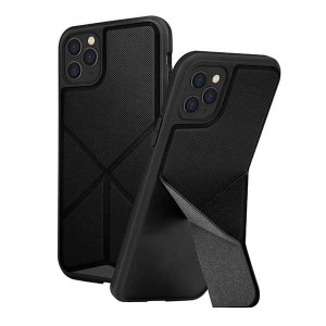 Гръб със стойка UNIQ Transforma - iPhone 11 Pro черен - Img 2