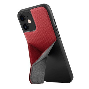 Гръб със стойка UNIQ Transforma - iPhone 12 mini червен - Img 3