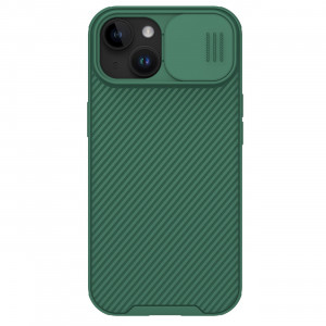 Гръб с подвижно покритие за камерата NILLKIN CamShield Pro с вграден магнит - iPhone 15 Plus зелен - Img 1