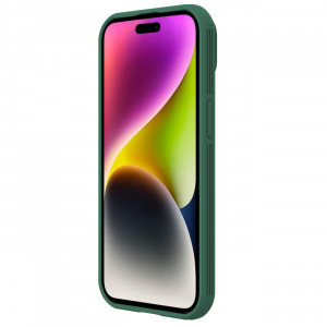 Гръб с подвижно покритие за камерата NILLKIN CamShield Pro с вграден магнит - iPhone 15 зелен - Img 4