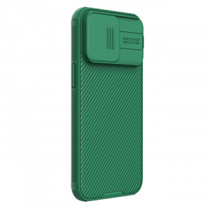 Гръб с подвижно покритие за камерата NILLKIN CamShield Pro с вграден магнит - iPhone 15 Pro Max зелен - Img 3