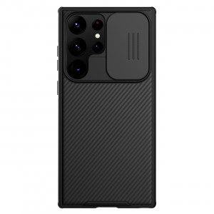 Гръб с подвижно покритие за камерата NILLKIN CamShield Pro MagSafe - Samsung Galaxy S23 Ultra черен - Img 1