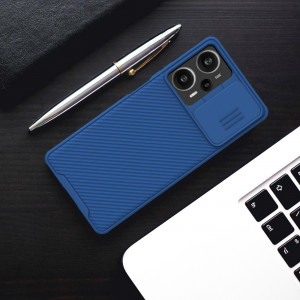 Гръб с подвижно покритие за камерата NILLKIN CamShield Pro - Xiaomi Poco F5 / Redmi Note 12 Turbo черен - Img 17
