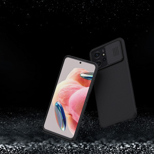 Гръб с подвижно покритие за камерата NILLKIN CamShield - Xiaomi Redmi Note 12 / Poco X5 черен - Img 13