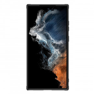Гръб с подвижно покритие за камерата NILLKIN Synthetic Fiber S - Samsung Galaxy S23 Ultra черен - Img 6