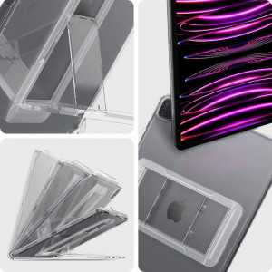 Гръб с подсилени ръбове и място за стилус SPIGEN Airskin Hybrid S - iPad Pro 12.9" (5th gen 2021) / Pro 12.9" (6th gen 2022) Crystal Clear - Img 10