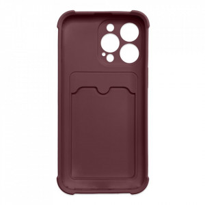Гръб Card Armor - iPhone 12 Pro тъмнорозов - Img 2