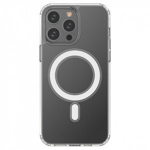 Гръб Clear Magnetic MagSafe - iPhone 14 Pro Max прозрачен - Img 1