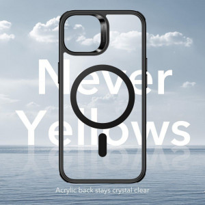 Гръб ESR Classic Hybrid MagSafe - iPhone 14 Plus прозрачен с черна рамка - Img 7