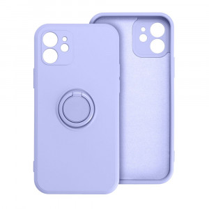 Гръб FORCELL Silicone Ring - iPhone 15 виолетов - Img 4