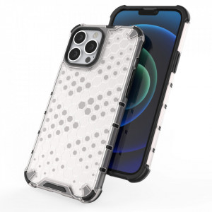 Гръб Honeycomb Armor със силиконов бъмпер - iPhone 13 Pro Max син - Img 8