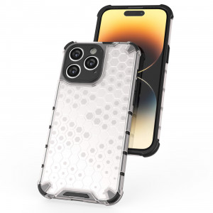 Гръб Honeycomb Armor със силиконов бъмпер - iPhone 14 Pro Max черен - Img 6