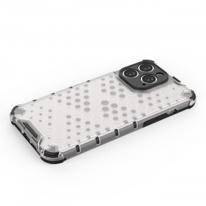 Гръб Honeycomb Armor със силиконов бъмпер - iPhone 14 Pro Max черен - Img 15