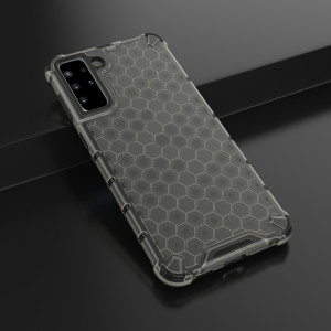 Гръб Honeycomb Armor със силиконов бъмпер - Samsung Galaxy S21+ 5G черен - Img 14