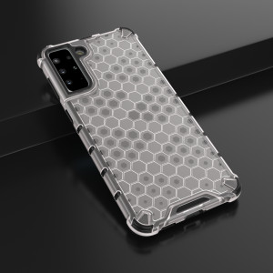 Гръб Honeycomb Armor със силиконов бъмпер - Samsung Galaxy S22+ прозрачен - Img 14