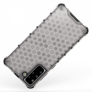 Гръб Honeycomb Armor със силиконов бъмпер - Samsung Galaxy S22+ син - Img 6
