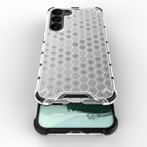 Гръб Honeycomb Armor със силиконов бъмпер - Samsung Galaxy S23+ син - Img 5