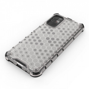 Гръб Honeycomb Armor със силиконов бъмпер - Xiaomi Poco M3 Pro / M3 Pro 5G / Redmi Note 10 5G черен - Img 5