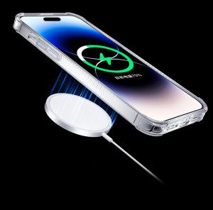 Гръб KINGXBAR PQY Go Out MagSafe - iPhone 14 Pro черен - Img 4