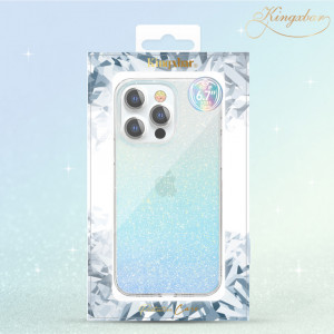 Гръб KINGXBAR Streamer - iPhone 13 Pro (триъгълник) син - Img 7