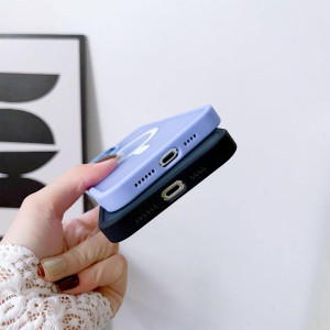 Гръб Magnetic Color Matte - iPhone 15 Pro лилав - Img 4