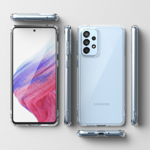 Гръб RINGKE Fusion със силиконов бъмпер - Samsung Galaxy A73 5G прозрачен - Img 8