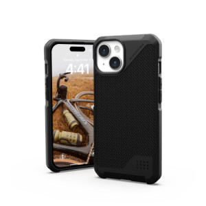 Гръб UAG Metropolis LT MagSafe - iPhone 15 черен кевлар - Img 5
