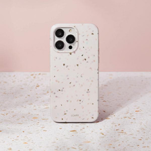 Гръб UNIQ Coehl Terrazzo - iPhone 14 Pro пясък - Img 2