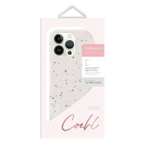 Гръб UNIQ Coehl Terrazzo - iPhone 14 Pro Max пясък - Img 5