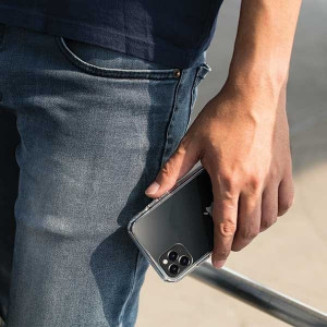 Гръб UNIQ LifePro Tinsel - iPhone 11 Pro Max черен - Img 2