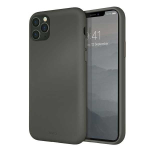 Гръб UNIQ Lino Hue - iPhone 11 Pro Max сив - Img 1