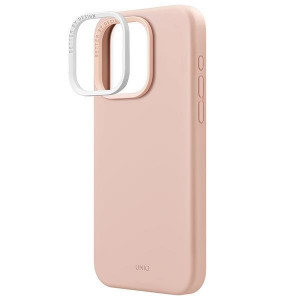 Гръб UNIQ Lino Hue Magclick - iPhone 15 Pro Max blush розов - Img 3