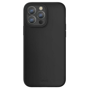 Гръб UNIQ Lino - iPhone 13 Pro Max мастиленочерен - Img 2